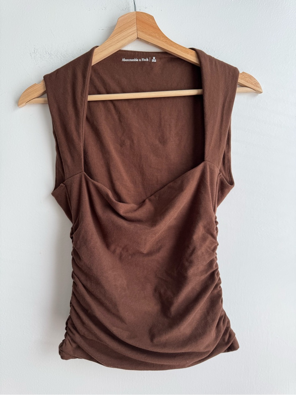 Abercrombie & Fitch The A&F Ava Top in Brown sz M